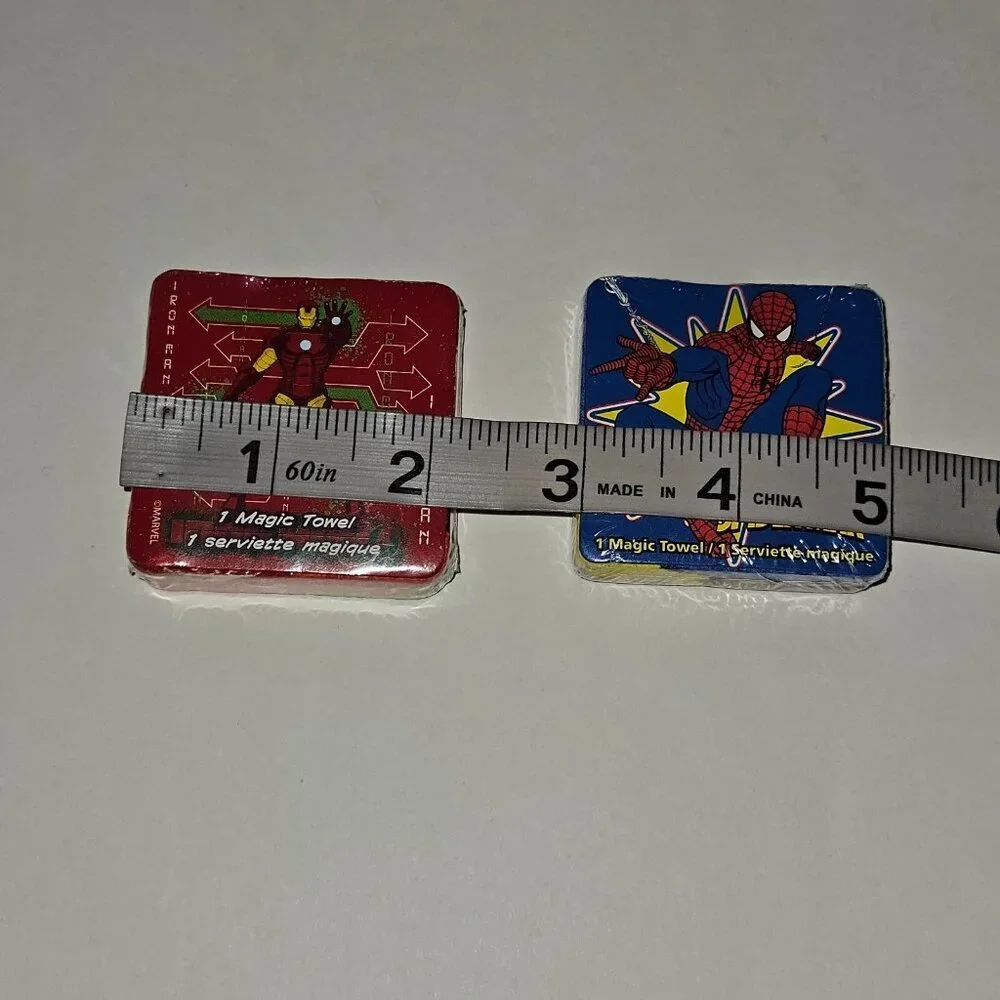 NEW 2 Marvel Spider-Man Magic Towel Lot 100% Cotton 11